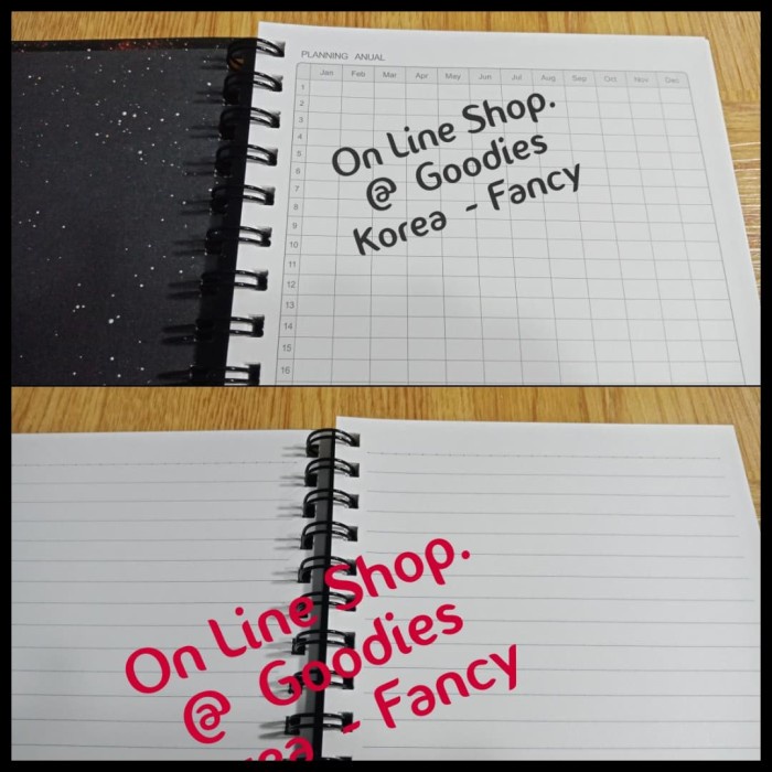 

Segera Miliki Buku Tulis Spiral A5 Ring Book Galaksi Ori Korea Ready Stock Bagus