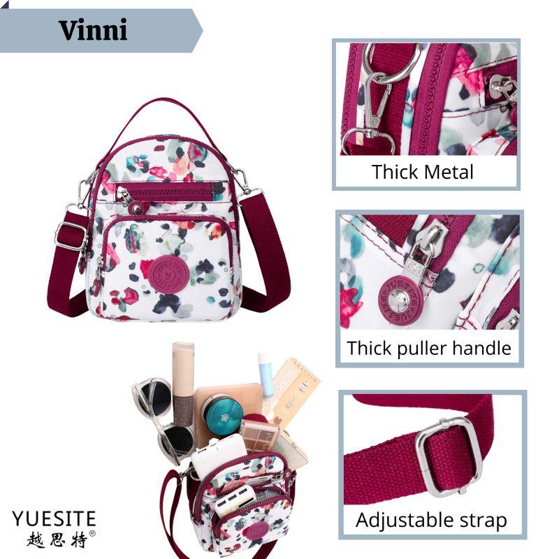 Tas selempang wanita handbag small yuesite vinni original cyutebags