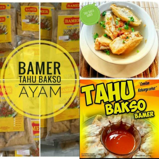 

froZN BAMER TAHU BAKSO AYAM isi 10pcs murah dan enak