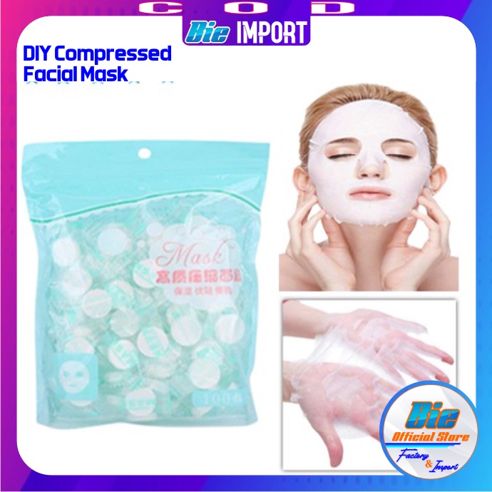 Masker DIY Carcoal Compressed Mask Impor Best Seller