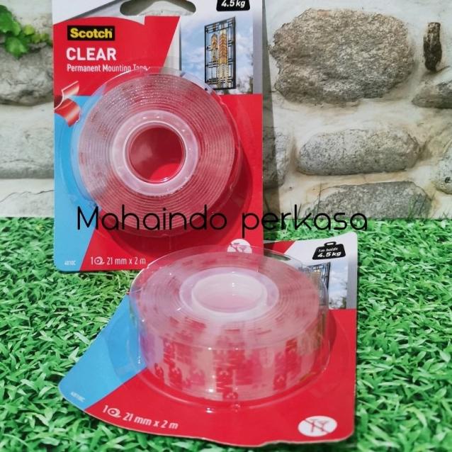 

♚ 3M Double tape Scotch Permanent Tape Mounting clear transparan bening ֍