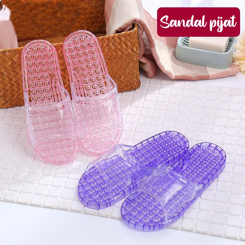 SANDAL PIJAT TERAPI REFLEKSI MODEL KEKINIAN / SANDAL KESEHATAN PRIA DAN WANITA / SANDAL KAMAR MANDI