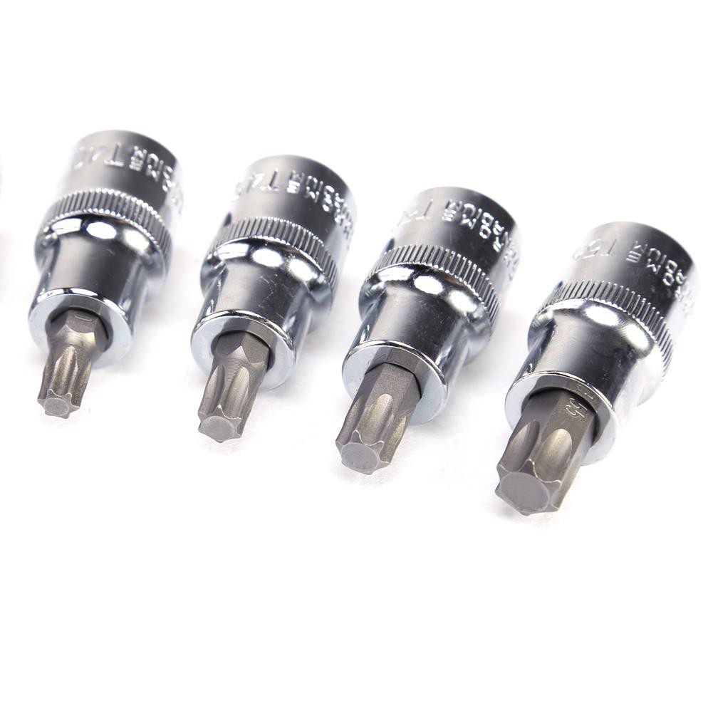 MOJITO 29Pcs Torx Star Socket Set &amp;amp; Bit Male Female E &amp;amp; T Sockets With Torx Bit Tool