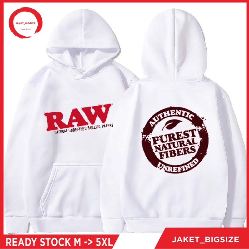 Hoodie Hodie RAW Fashion jumbo bigsize pria wanita ukuran m l xl xxl xxxl xxxxl xxxxxl