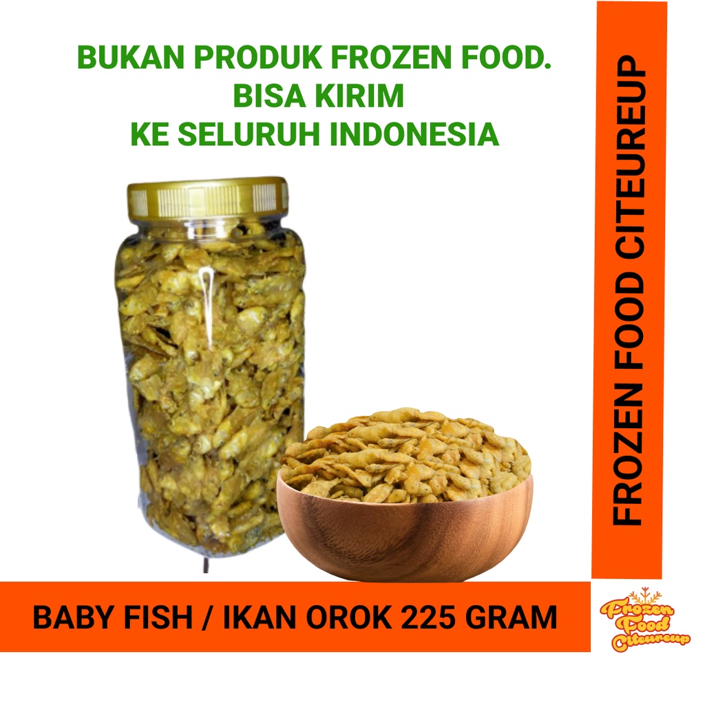

BABY FISH / IKAN OROK 225gr