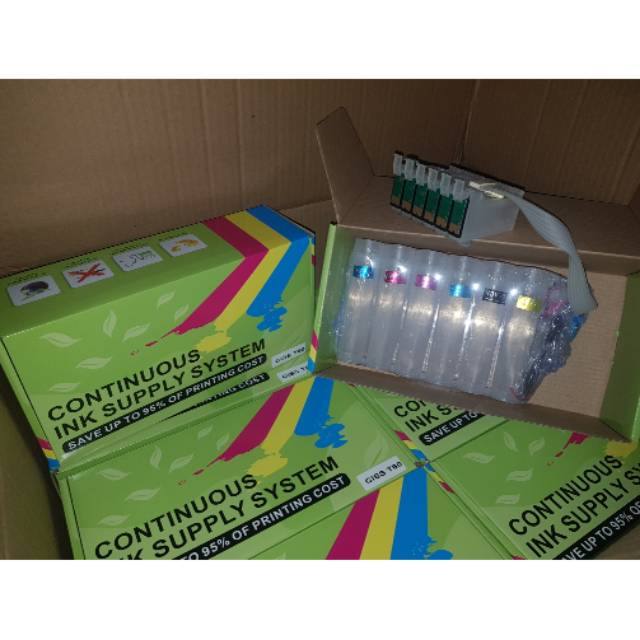 Cartridge dan tabung infus printer epson 1390 & T60