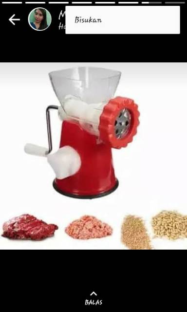 MEAT GRINDER MANUAL_PENGGILING DAGING TERMURAH