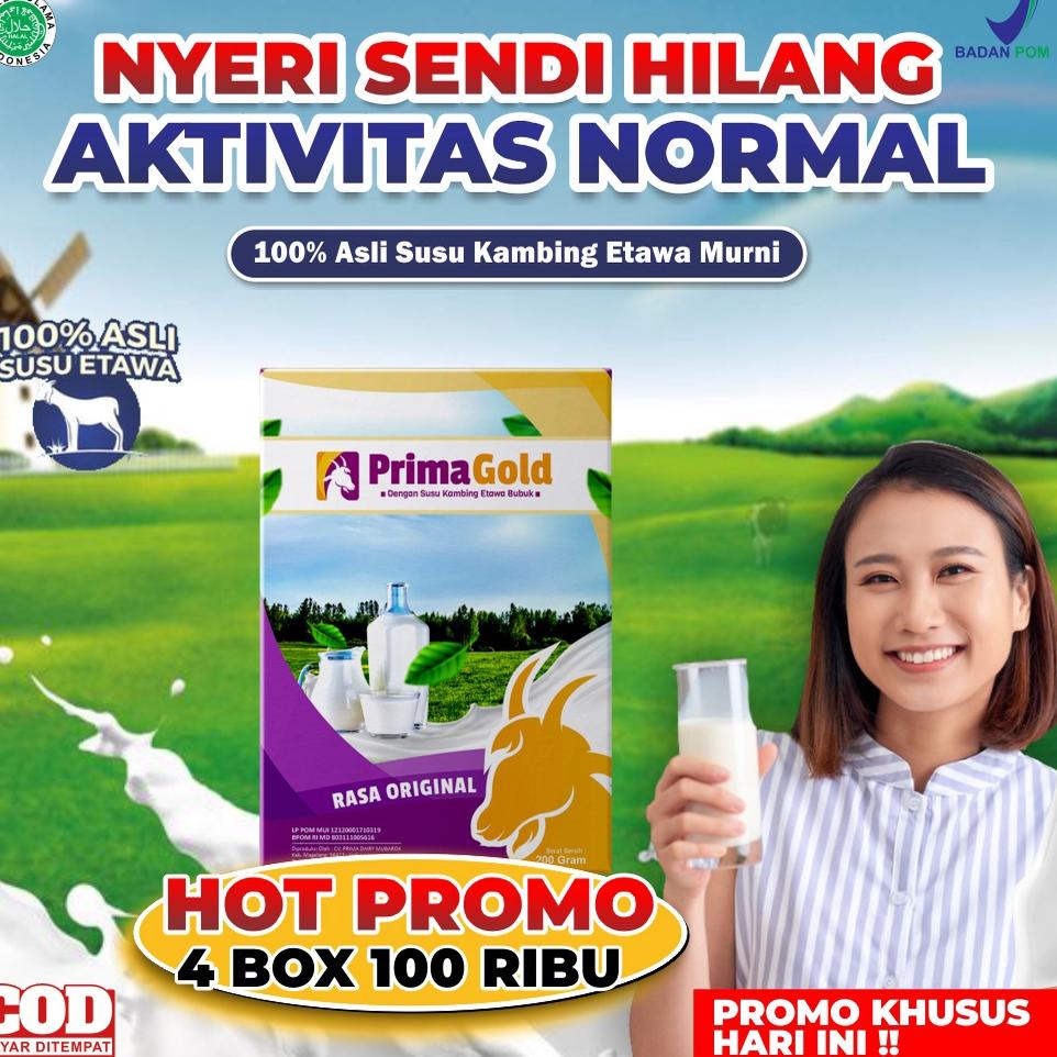 

Terlaku. HIF Susu Kambing Etawa 100% PRIMA GOLD 56 ➧Diskon