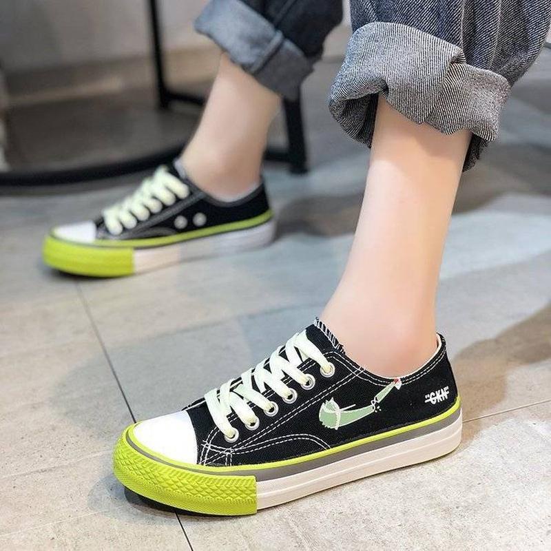 Sepatu Wanita Cewek Sneakers Casual Olahraga Sport Joging Import Santai Murah Tanpa Tali [10.10] Mfw