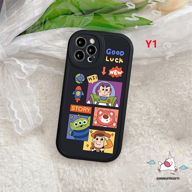 Casing Redmi 12C 10A 10C A1 10 9 9A 9T 9C NFC K40S POCO X3 F4 M3 Redmi Note 10 10s Note 11catatan 8catatan 9catatan 9s Note 11s Note 9Pro Kartun Lucu Toy Story Manyo Soft TPU Sarung