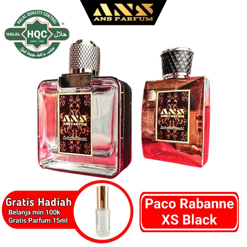 Parfum Refill Paco Rabanne XS Black