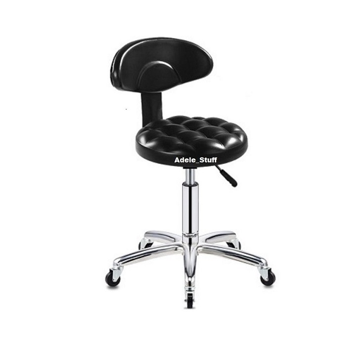 kursi salon kursi kantor kursi hidrolis kursi hidrolik kursi kerja kursi staff kursi dokter-hitam