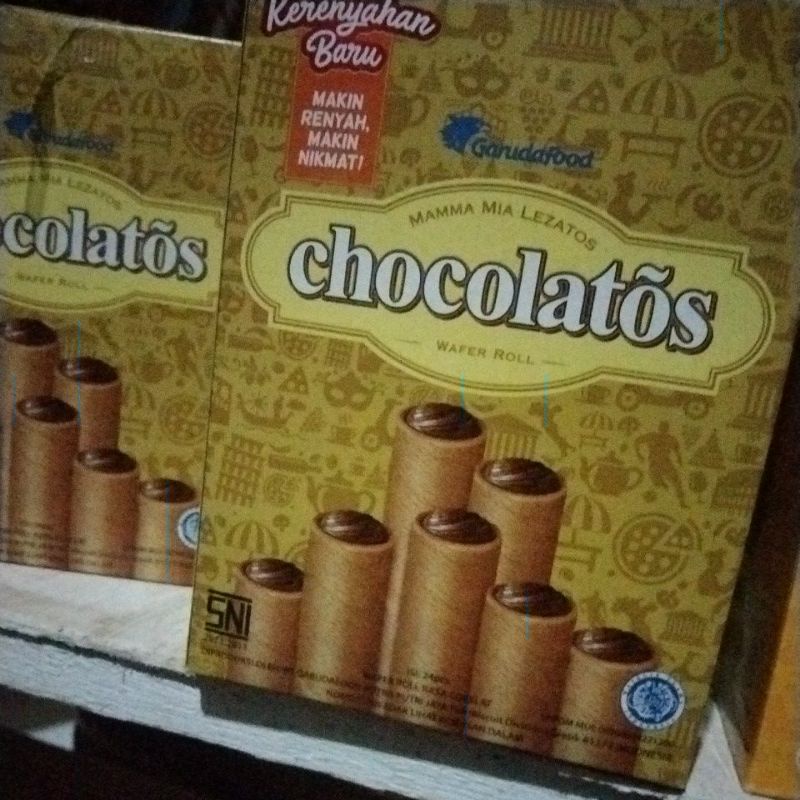 

Chocholatos Wafer Rol 1 pak isi 24 pcs (8,5 g)