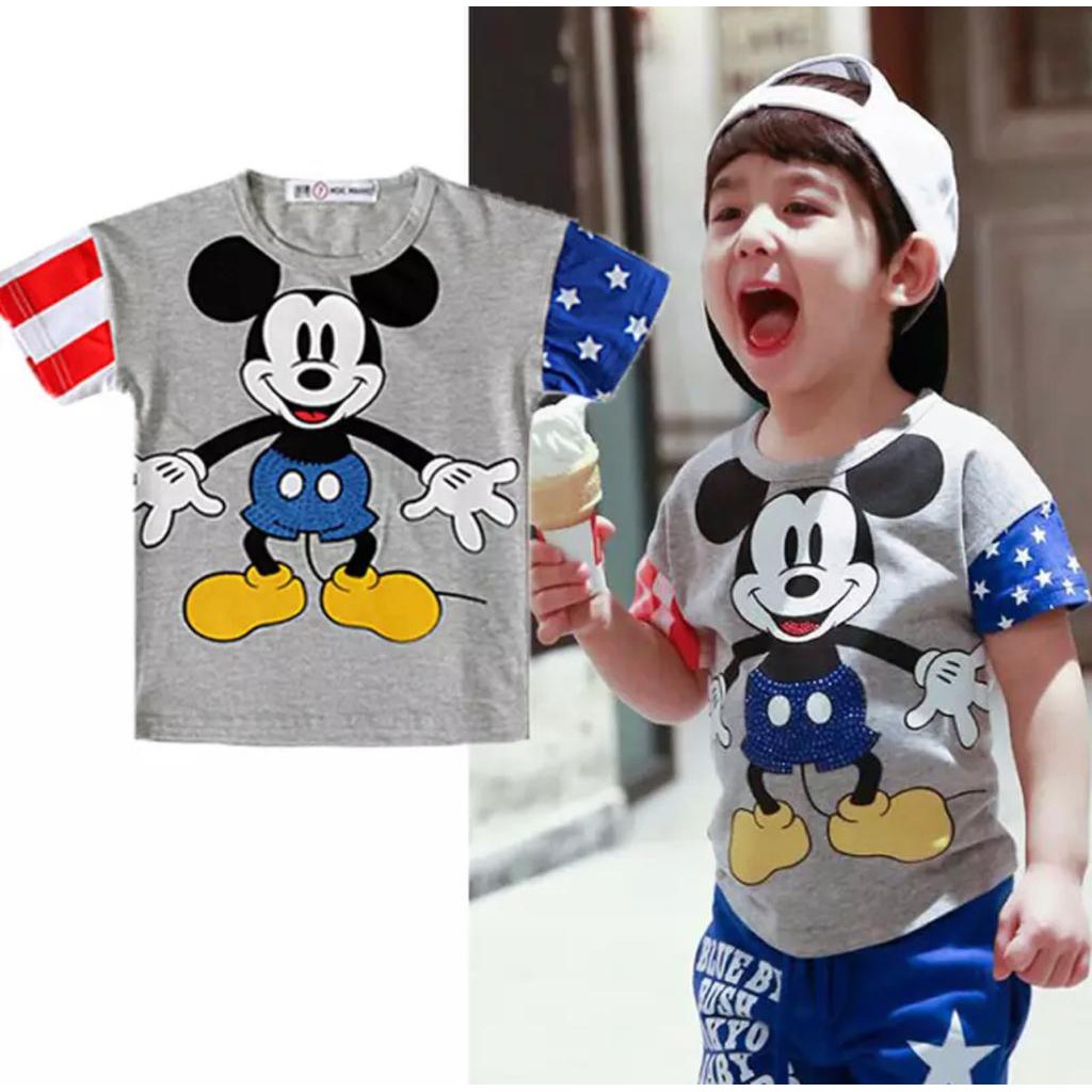 SETELAN ANAK MICKEY ROCKER BERKUALITAS 1-5THNSETELAN MICKEY ROKER 2-6 TAHUN TERLARIS/ DAN TERBARU/ TREND FASHION MASA KINI STELAN ANAK MICKEY ROCKER