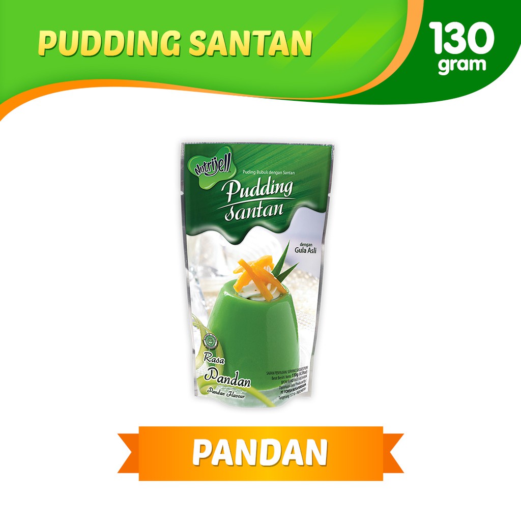 

Puding Santan Rasa Pandan