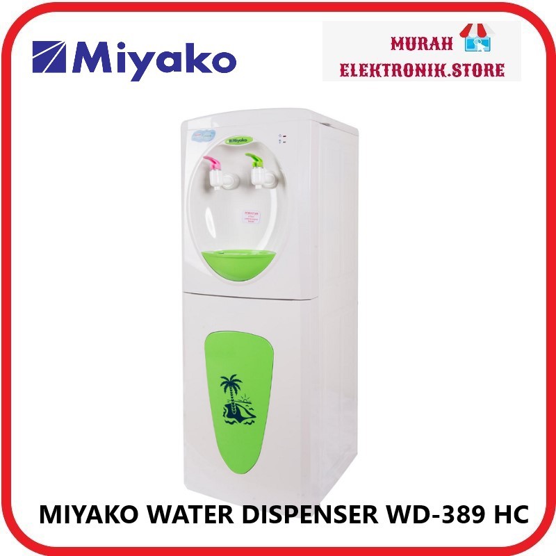 Dispenser Miyako WD389HC / WD-389HC / WD 389 HC Dispenser Standing [Hot and Cool] GARANSI RESMI