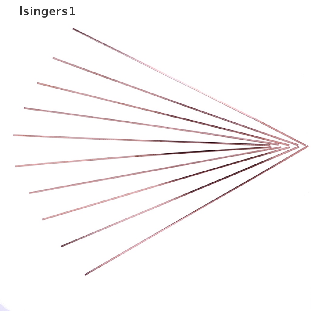 (lsingers1) 10pcs Batang Solder Suhu Rendah 3x1.3x400mm Untuk Las / Perbaikan Brazing