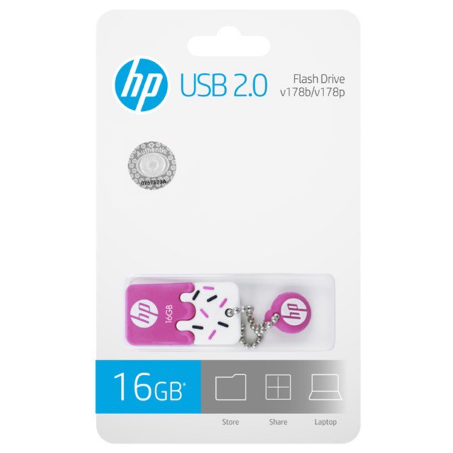 Flashdisk HP v178 16GB / 32GB  USB 2.0 Original Garansi