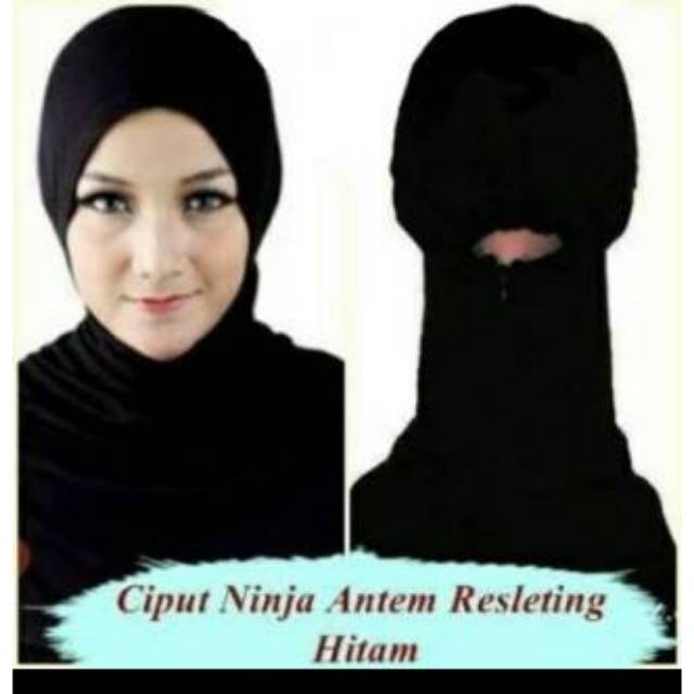 Ciput Antem ninja resleting kaos rayon super premium /antem kaos