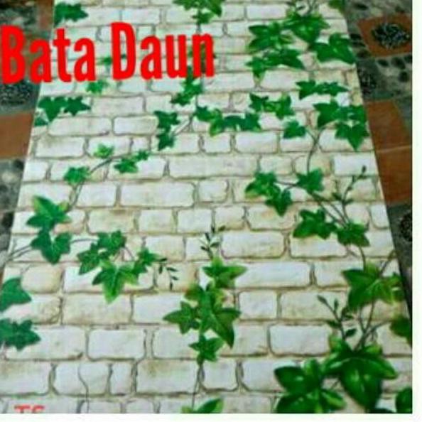 Sale Wallpaper Dinding Motif Bata Daun Shopee Indonesia