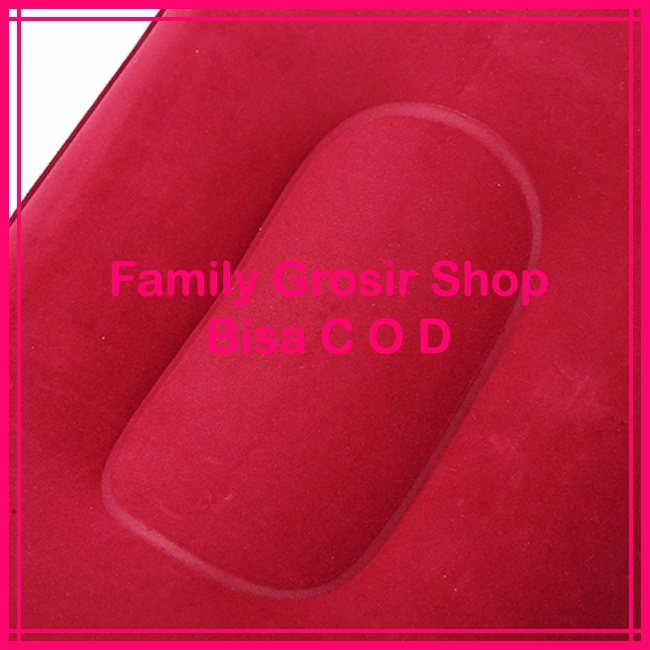 Bantal Angin Tiup Inflatable Ringan Bentuk Persegi/Kasur Travel Pillow