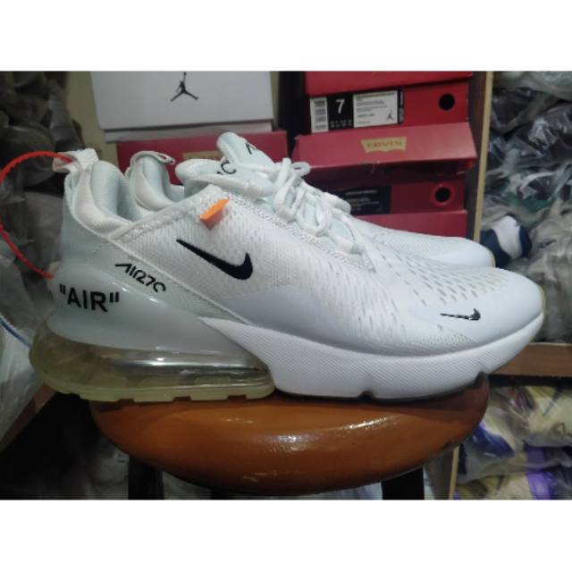Nike Air max 270 triple white off White Perfect kick original