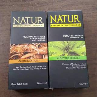 Shampo natur  140ml natur  ginseng natur  aloe vera vitamin  