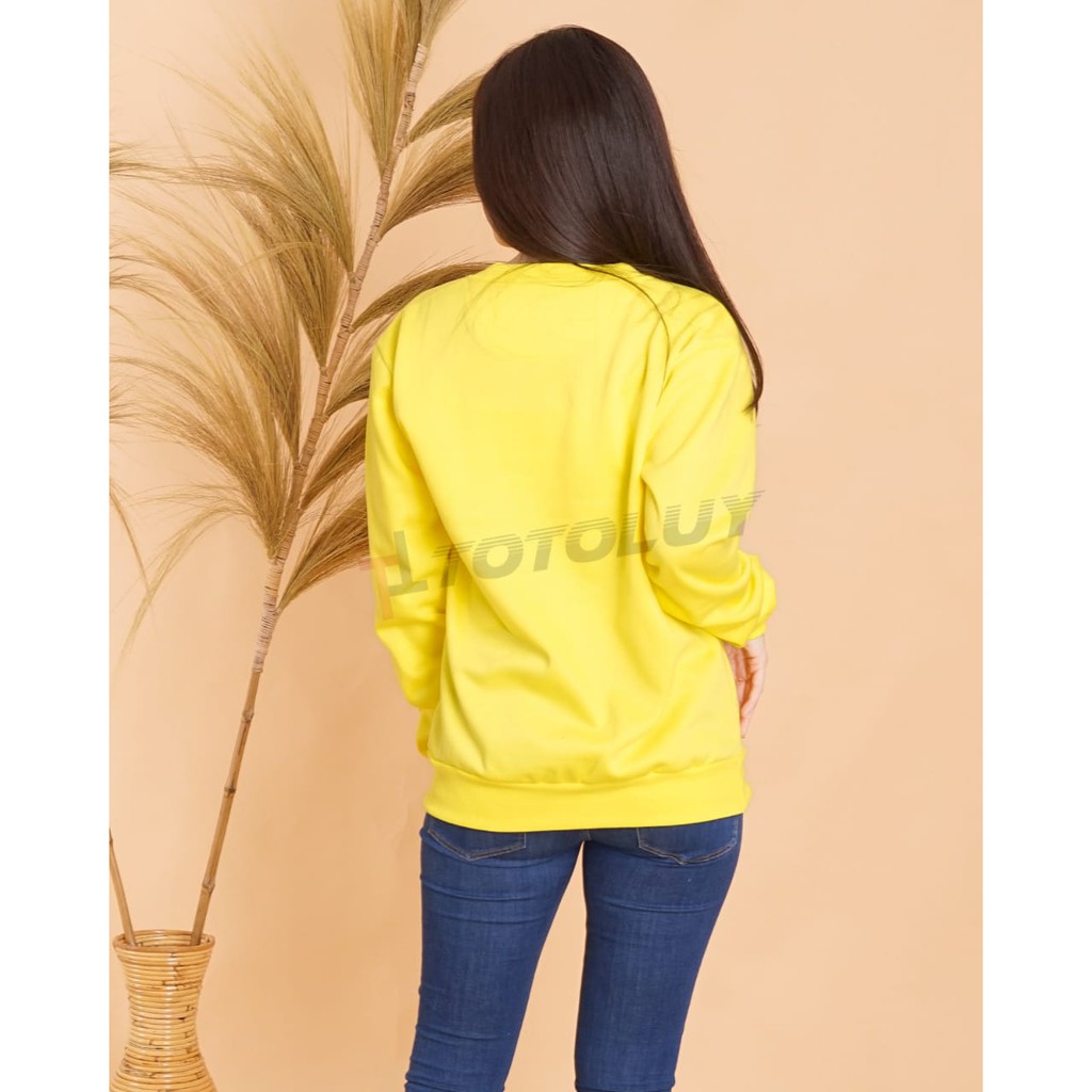 ASGARD777 - JUMPER SWEATER BASIC POLOS / TOTOLUY.ID / SWEATER POLOS / KUNING