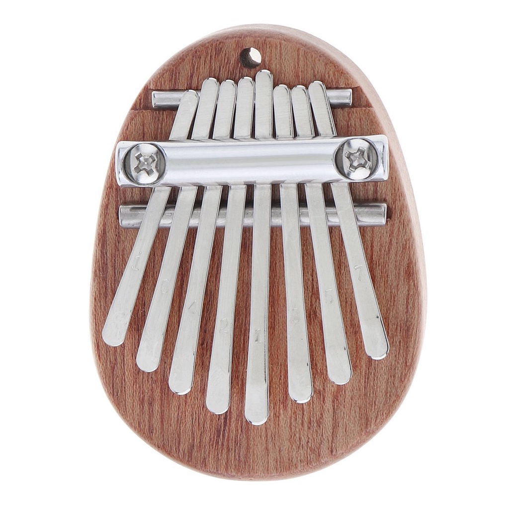 Kalung Mbira Kalimba Mini 8 Kunci Bahan Kayu Mahoni