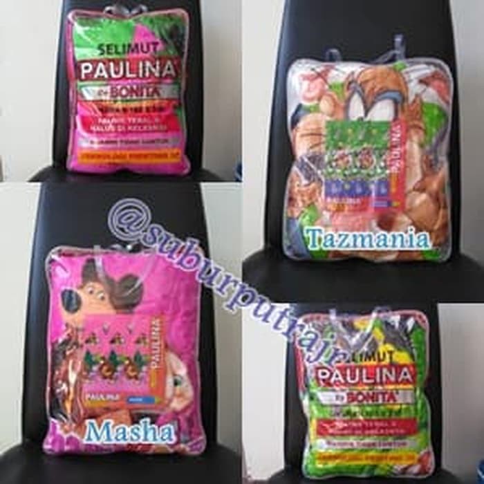 Selimut Bulu Paulina By Bonita 3D Masha Tazmania 160x200 cm