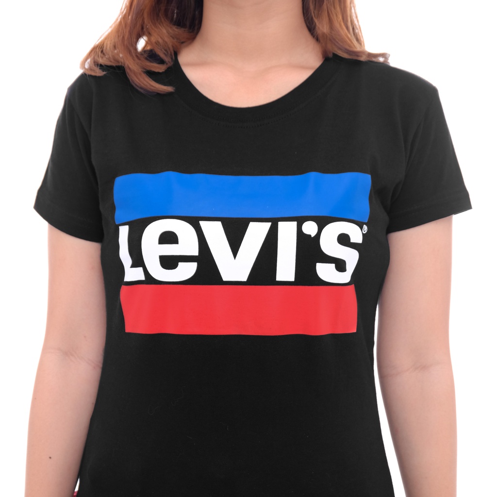 Kaos Levi's | Kaos Cewek | Graphic Black | KLW - 10