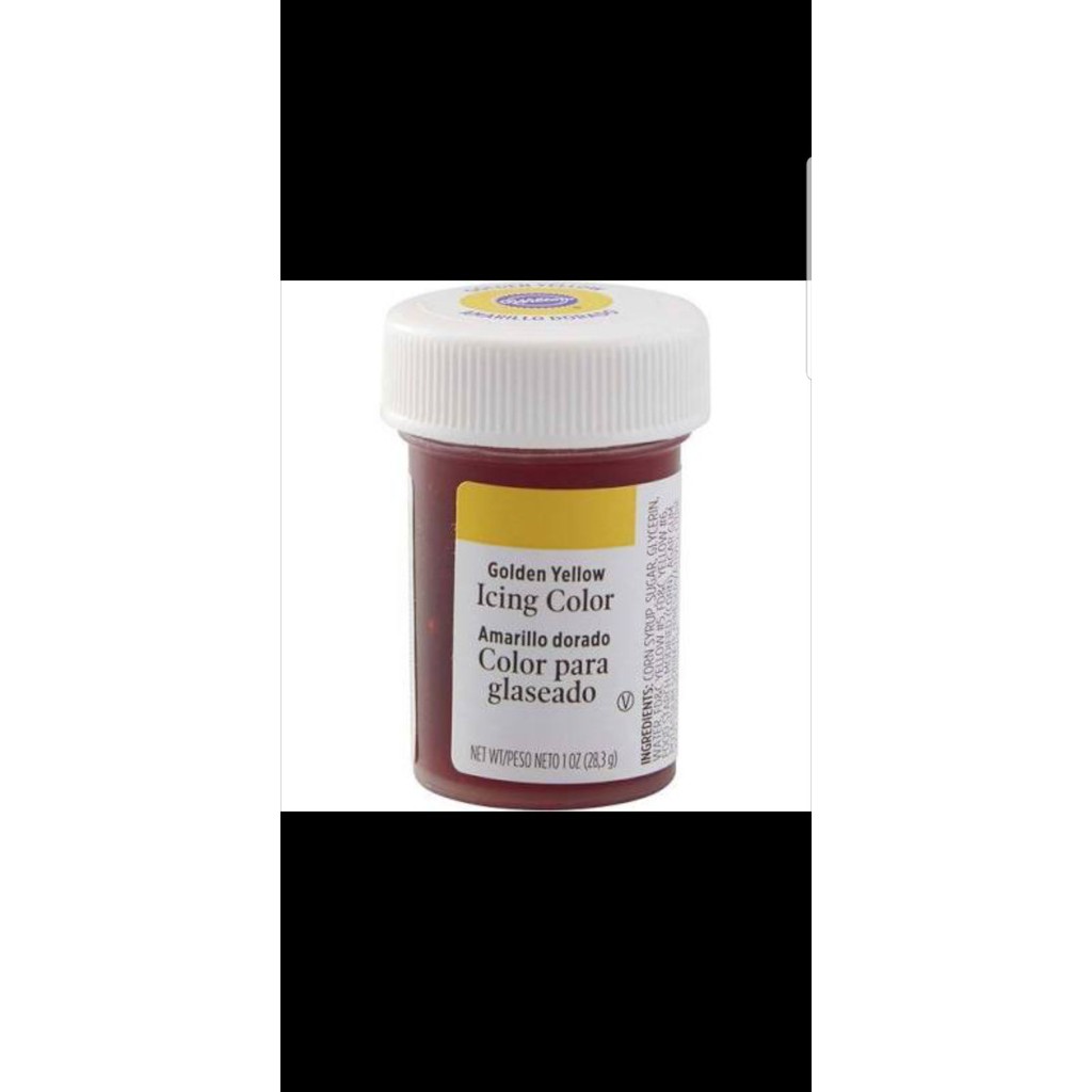 

Wilton color Golden Yellow 1oz icing gel paste color kuning pewarna makanan