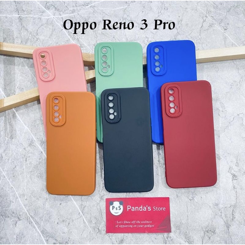 Softcase Pro Camera Oppo Reno 3 Pro Candy Case Full Color 3D Silikon TPU