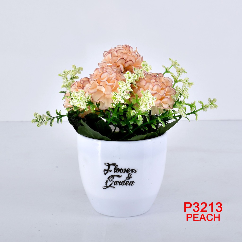 COD/ TL88 TANAMAN BUNGA HIAS POT TANAMAN HIAS DEKORASI RUMAH DAN BUNGA PLASTIK P3213-5