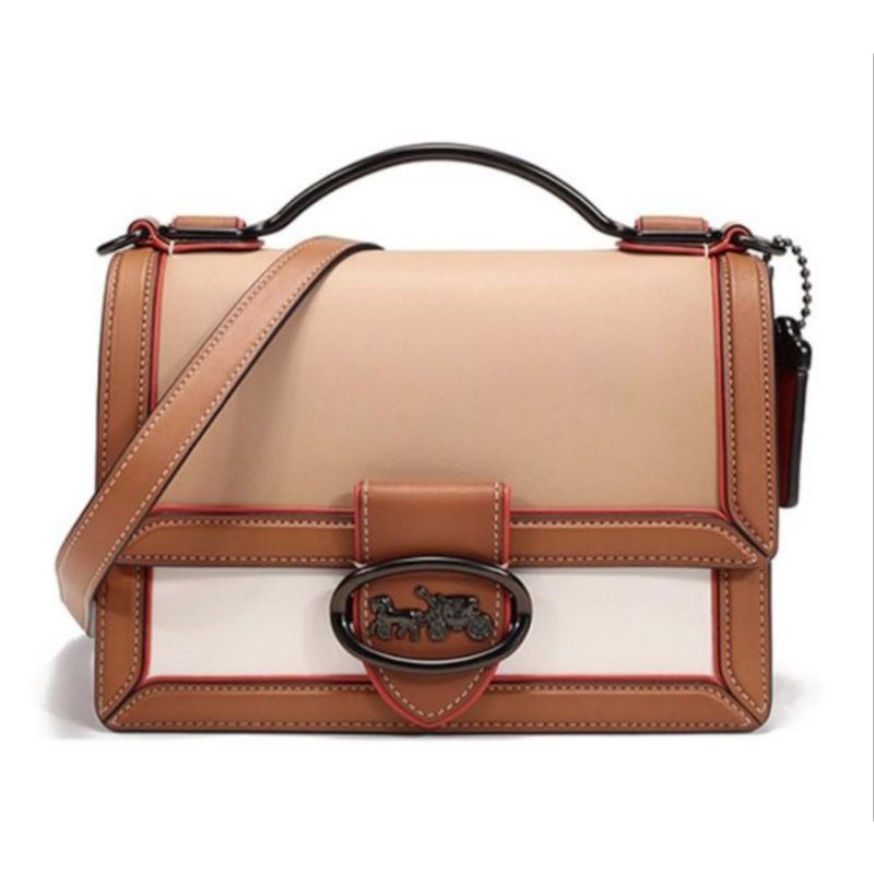 Coach Riley Top Handle 22 In Colorblock (C1049)