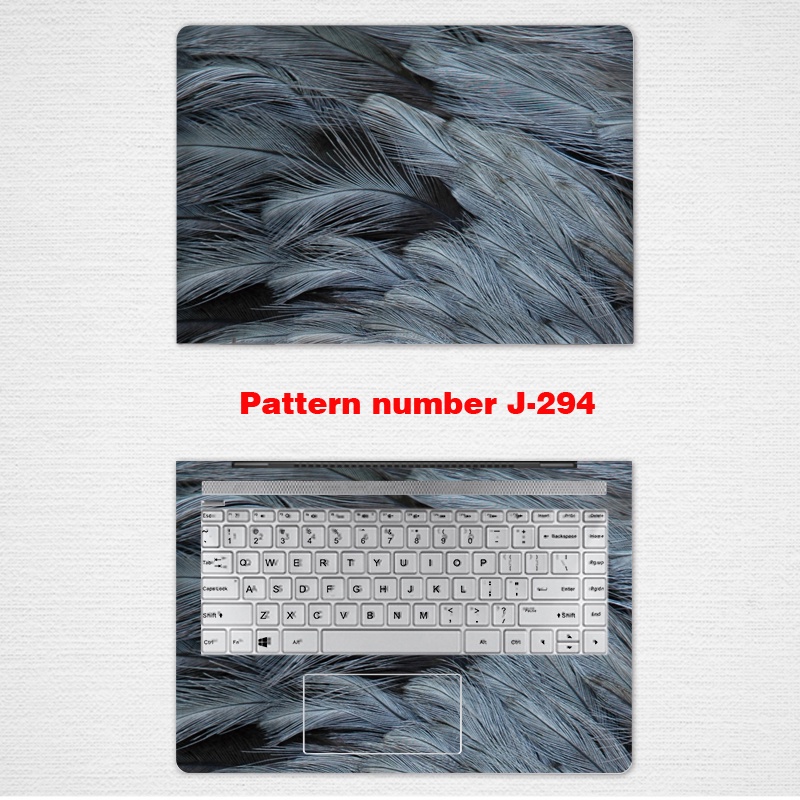 Computer FEATHER Stickers Computer Laptop Skin Vinyl 2 Sides Laptop Skin for 11/12/13/14/15/17 Inch  Lenovo ThinkPad Computer Sticker X390 X220 / I X200 X230 E480 E595 X395 E490 E470c E580 E590 E570c Notebook Film E14 Customization