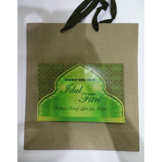 

Paper bag tas kertas Idul Fitri MSD 11x30xT34