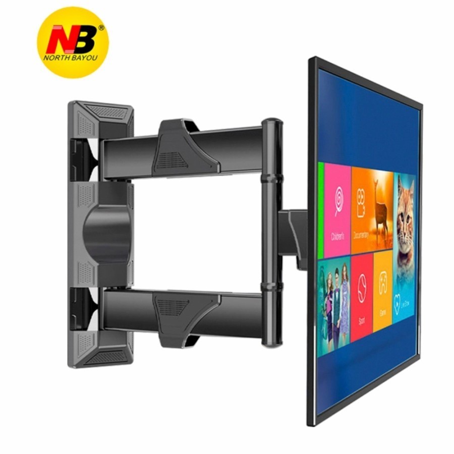 Bracket TV Monitor LED LCD North Bayou NB P4 NBP4 32&quot;-55&quot; Tilt Swivel