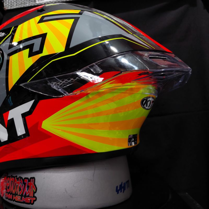 Spoiler KYT tt course 3D Gp Street Spoiler helm kyt tt course gp street