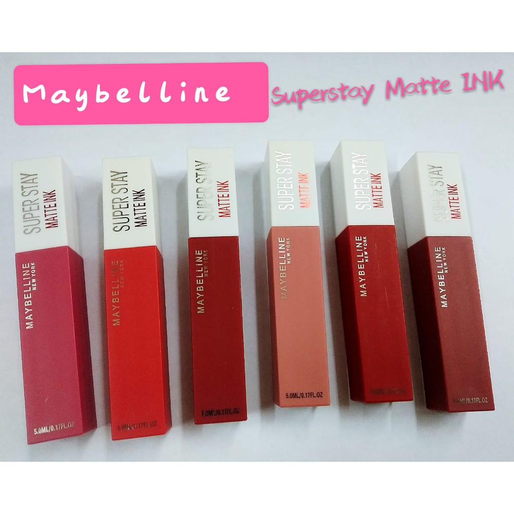 (LUSINAN )LIPCREAM MAYBELINE SUPERSTAY MATTE INK-60888