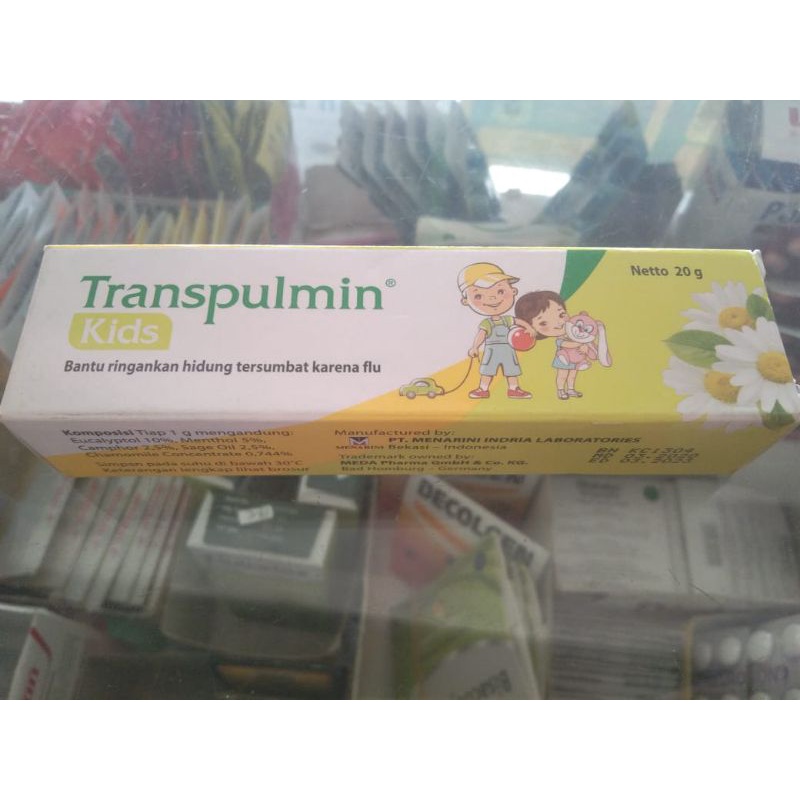 Transpulmin kid 10 gr| Transpulmin kid 20 gr