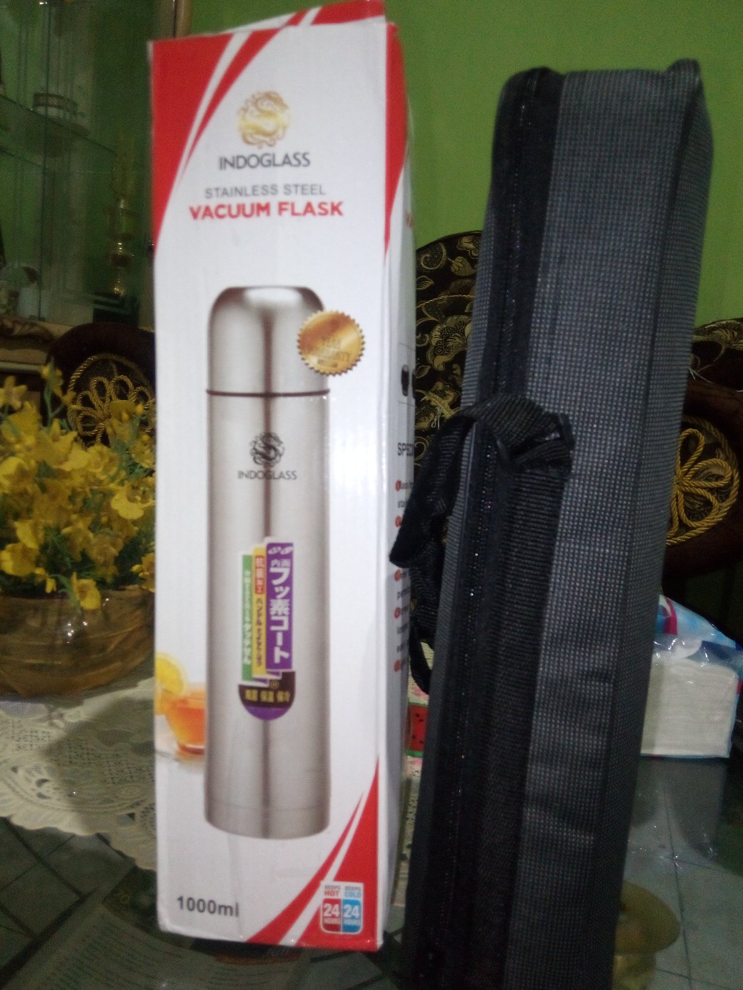 Ys-tsa1000 Termos Air Panas Ukuran 1 Liter Thermos Kapsul