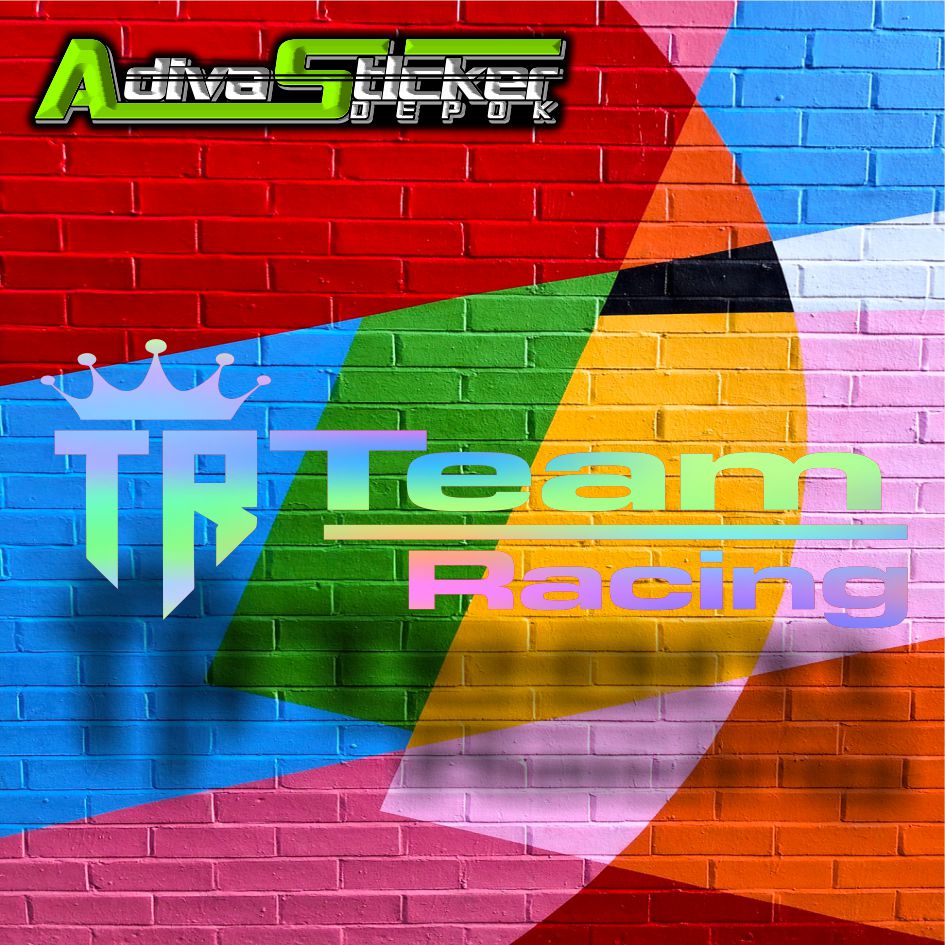 STIKER CUTTING TR TEAM RACING