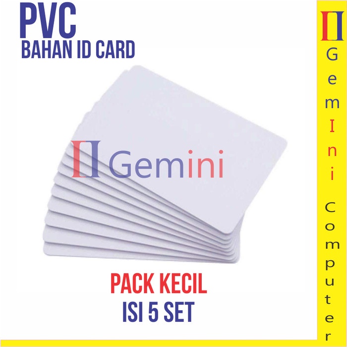 

BAHAN ID CARD PUTIH A4 PAK KECIL ISI 5 SET