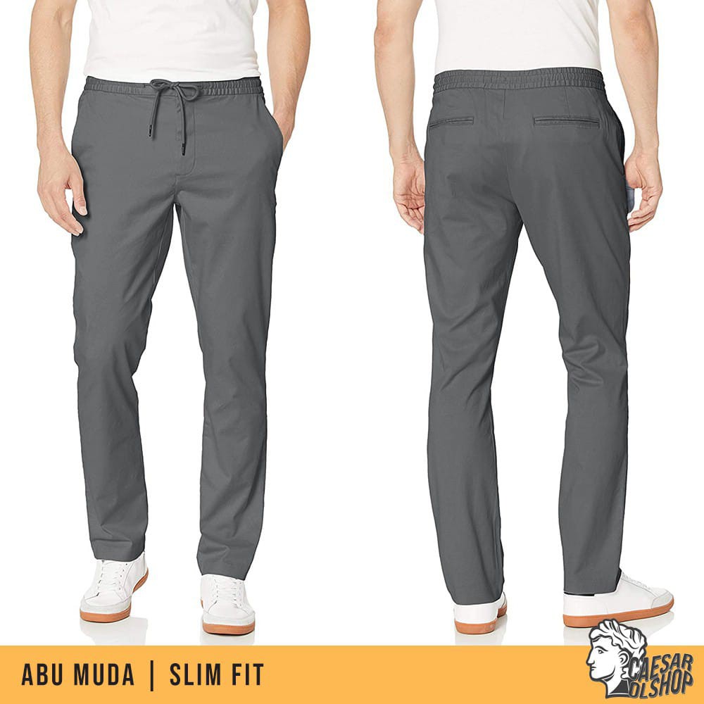 Celana jogger Panjang formal pria | Celana pants jogger karet