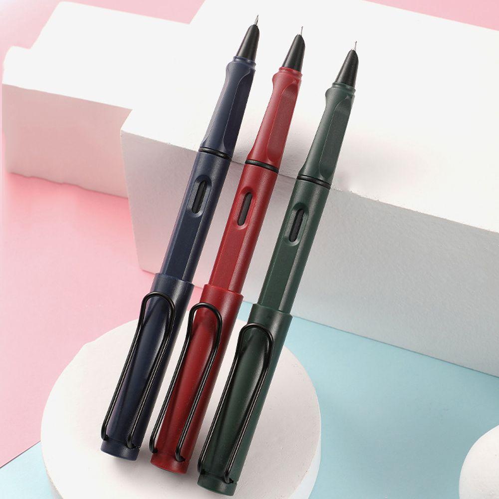 AUGUSTINA Fountain Pen Posture Correction Frosted Blue Red Green Writing Pen Office Gift EF F Nib Stationery Calligraphy Pen