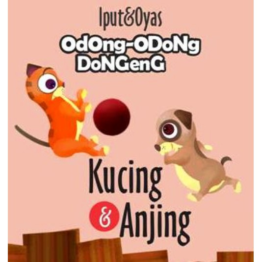 [Mizan Surabaya] Odong-Odong Dongeng Kucing & Anjing (Boardbook)