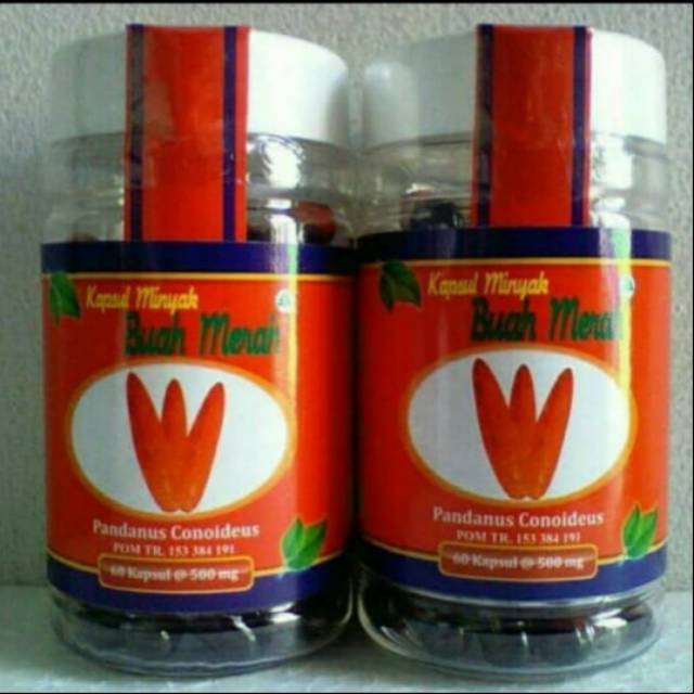 Kapsul Herbal Minyak Buah Merah Papua Wamena