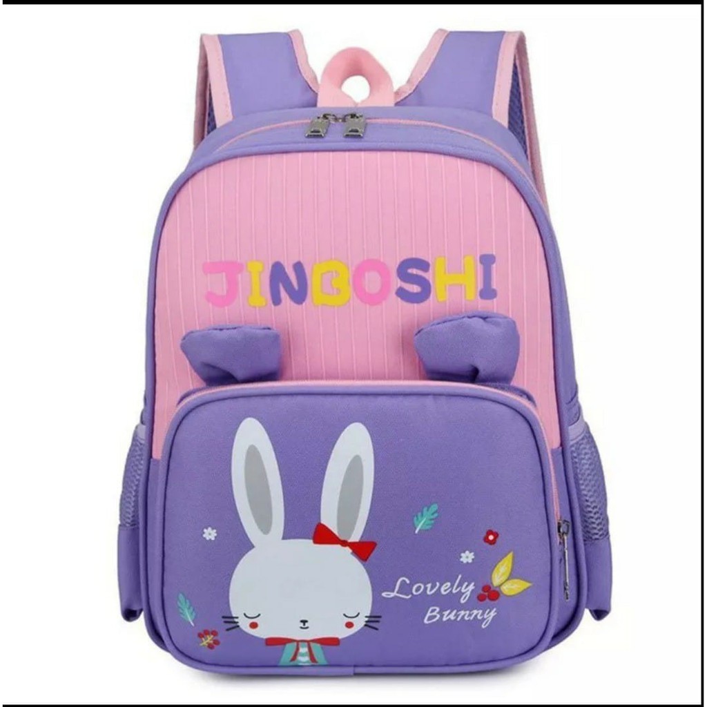 ARMELIA SHOP - TAS RANSEL ANAK JINBOSHI TAS SEKOLAH LAKI LAKI PG PAUD TK SD BAHAN KANVAS ANAK WANITA