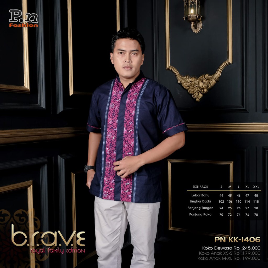 KOKO MUSLIM PN FASHION KK 1406 NAVY